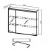 Donna mobilier de baie cu oglinda 80 cm